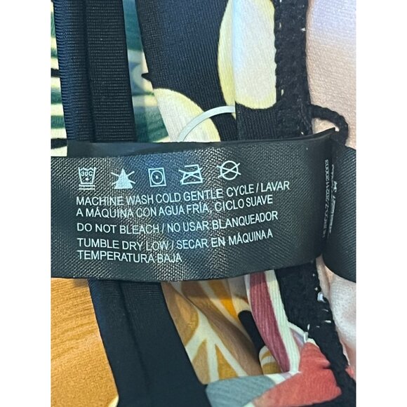 NWT Hurley womens one piece swimsuit padded bra fully lined tropical print Small - Picture 8 of 10